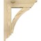 Ekena Millwork Thorton Traditional Rough Sawn Bracket w/ Offset Brace, Douglas Fir, 6"W x 18"D x 22"H BKT0604X18X22THR01RDF - alternate 3